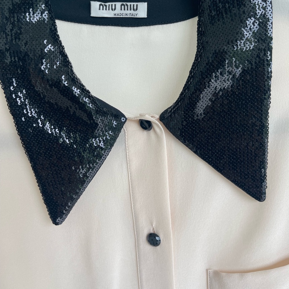 Miu Miu Light Pink Blouse…NWOT - Picture 4 of 11